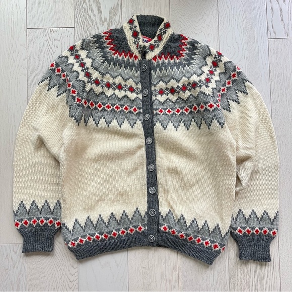 Vintage Sweaters Vintage Viking Hand Knit Pure Mothproof Wool